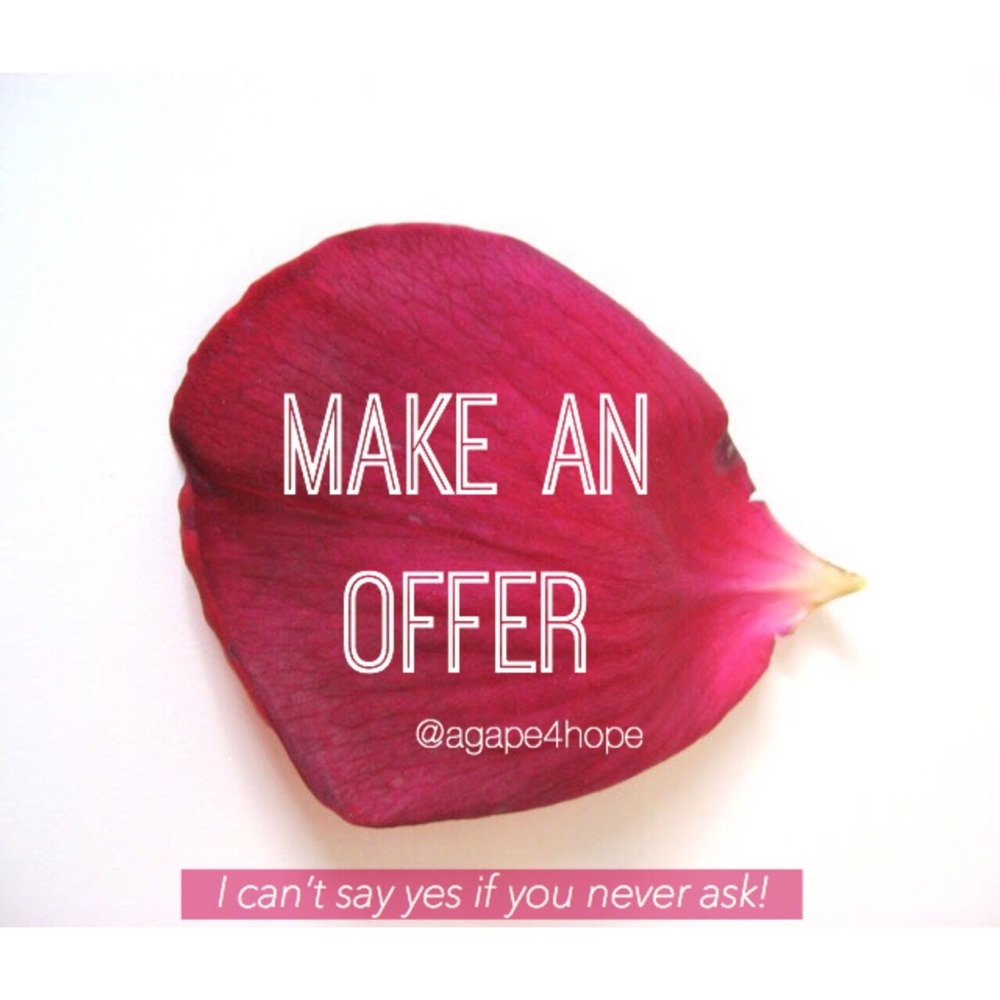 I WELCOME OFFERS!